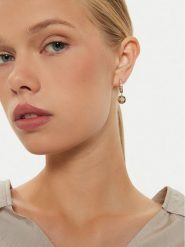 Guess Kolczyki JUBE0459 6JW Złoty. Żółte kolczyki Guess, metalowe. Za 239.99 zł.