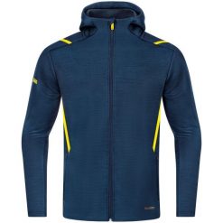 Bluza dresowa z kapturem Jako Challenge. Niebieskie bluzy JAKO, m, bez wzorów, z dresówki, z kapturem. Za 344.20 zł.
