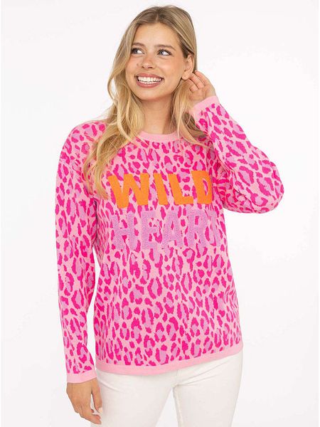 Zwillingsherz Sweter w kolorze różowym rozmiar: L/XL. Różowe swetry Zwillingsherz, l, bez wzorów, ze splotem, bez ramiączek. Za 250.94 zł.