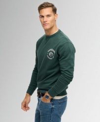 Superdry The Merchant Store Bluza graficzna z bawełny organicznej. Zielone bluzy Superdry, xl, bez wzorów, z bawełny, bez kaptura. Za 308.60 zł.