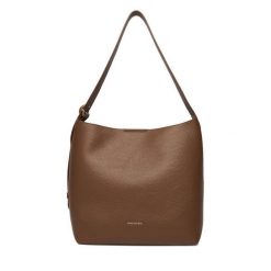Torebka GINO ROSSI. Brązowe torebki klasyczne Gino Rossi, bez wzorów, bez dodatków. Za 299.99 zł.