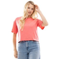 Damski luźny crop top Lifestyle Siroko IBZ Eivissa Coral. Brązowe koszulki sportowe SIROKO, bez wzorów, z bawełny, bez ramiączek. Za 126.00 zł.