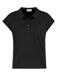 Sublevel Koszulka polo w kolorze czarnym rozmiar: XS. Czarne koszulki polo Sublevel, xs, bez wzorów, bez kołnierzyka, bez ramiączek. Za 43.99 zł.