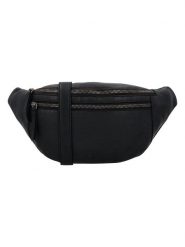 HIDE & STITCHES Skórzana saszetka w kolorze czarnym - 36 x 17 x 6 cm rozmiar: onesize. Czarne torby na ramię HIDE & STITCHES, bez wzorów, z materiału, sportowe, przez ramię, bez dodatków. Za 173.99 zł.