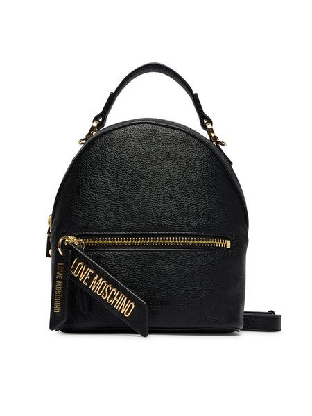 LOVE MOSCHINO Plecak JC4229PP0PKG0000 Czarny. Czarne plecaki Love Moschino, bez wzorów, ze skóry. Za 1,059.00 zł.
