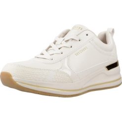 Buty SKECHERS 177345S Beżowy. Białe trekkingi Skechers, z materiału, trekkingowe. Za 283.99 zł.