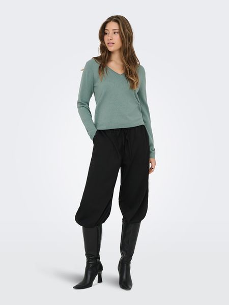 ONLY Sweter w kolorze zielonym rozmiar: L. Zielone swetry Only, l, bez wzorów, z materiału, bez ramiączek. Za 61.60 zł.