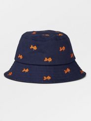 Becksöndergaard Kapelusz "Floana" w kolorze granatowym rozmiar: M/L. Niebieskie kapelusze Becksöndergaard, bez wzorów, z bawełny. Za 85.95 zł.