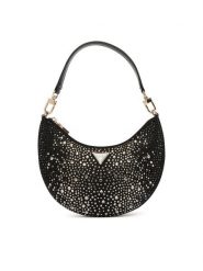 Guess Torebka Tasmin Mini HWEG99 31720 Czarny. Czarne torebki klasyczne Guess, z aplikacjami, z materiału, bez dodatków. Za 589.99 zł.