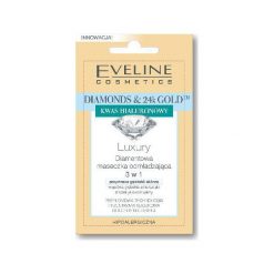 Eveline Diamonds & 24k Gold Diamentowa maseczka odmładzająca 3w1 w saszetce 7 ml. Maseczki Eveline. Za 1.80 zł.