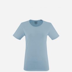 Koszulka damska z krótkim rękawem Millet Wanaka Light Ts Ss W active fit. Niebieskie koszulki sportowe Millet, bez wzorów, z poliesteru, bez ramiączek, trekkingowe. Za 159.00 zł.