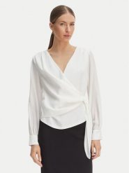 Rinascimento Koszula CFC0127578003 Biały Regular Fit. Białe koszule Rinascimento, xs, bez wzorów, z syntetyku, biznesowe, bez kołnierzyka, bez ramiączek. Za 399.99 zł.