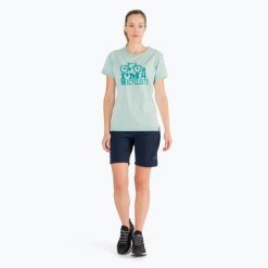 Koszulka trekkingowa damska Jack Wolfskin Trail. Niebieskie bluzki Jack Wolfskin, s, bez wzorów, sportowe, bez kołnierzyka, bez ramiączek. Za 62.99 zł.