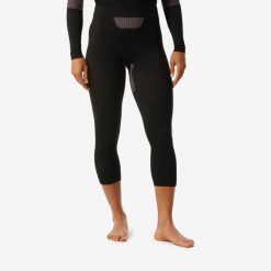 Legginsy termoaktywne narciarskie damskie Wedze BL 500 soft seamless. Bielizna sportowa WED'ZE, m, bez wzorów, z elastanu. Za 119.99 zł.