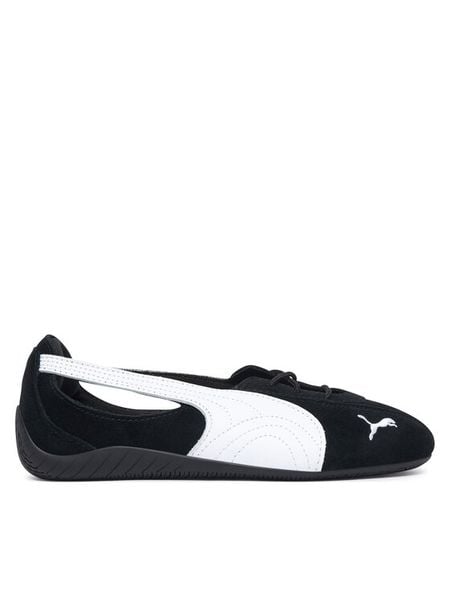 Puma Baleriny Speedcat Ballet Nova Wns 408340 02 Czarny. Czarne baleriny Puma, bez wzorów, ze skóry, bez obcasa. Za 399.99 zł.