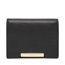 Mały Portfel Damski Furla. Czarne portfele Furla, bez wzorów. Za 609.99 zł.