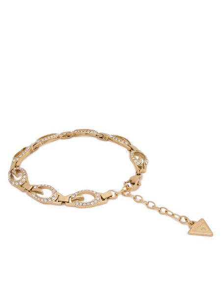 Guess Bransoletka JUBB06 341JW Złoty. Żółte bransoletki Guess, ze stali. Za 449.99 zł.