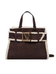 Armani Exchange Torebka XW000285 AF26995 M6027 Brązowy. Brązowe torebki klasyczne Armani Exchange, bez wzorów, z materiału, bez dodatków. Za 754.99 zł.