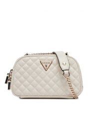 Guess Torebka HWEQG9 54174 Écru. Torebki klasyczne Guess, z aplikacjami, ze skóry, bez dodatków. Za 289.99 zł.