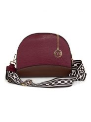 Mia Tomazzi Skórzana torebka "Marghera" w kolorze bordowym - 26 x 20 x 8 cm rozmiar: onesize. Czerwone torby na ramię Mia Tomazzi, bez wzorów, z materiału, na ramię, bez dodatków. Za 260.99 zł.