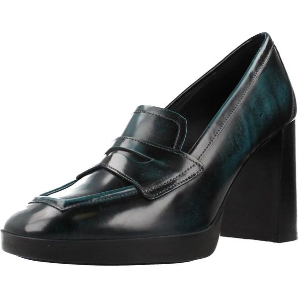 Buty GEOX D TEULADA Niebieski. Niebieskie trekkingi Geox, z lakierowanej skóry, na fitness i siłownię. Za 371.99 zł.
