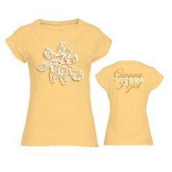 Koszulka damska Givova Floral. Brązowe bluzki Givova, uniwersalny, bez wzorów, z bawełny, bez kołnierzyka, bez ramiączek. Za 267.50 zł.