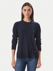 Liu Jo Sweter WF6418 MA16R Czarny Regular Fit. Czarne swetry Liu Jo, m, bez wzorów, z wełny, bez ramiączek. Za 469.99 zł.