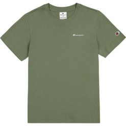 T-shirt Damski. Zielone t-shirty Champion, bez wzorów, bez kołnierzyka, bez ramiączek. Za 131.99 zł.