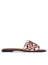 Max Mara Klapki 2616521059650 Brązowy. Brązowe klapki Max Mara, bez wzorów, z materiału, bez obcasa. Za 974.99 zł.
