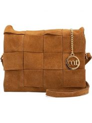 Mia Tomazzi Skórzana torebka "Empoli" w kolorze jasnobrązowym - 23 x 17 x 5 cm rozmiar: onesize. Brązowe torby na ramię Mia Tomazzi, bez wzorów, z materiału, na ramię, bez dodatków. Za 228.38 zł.