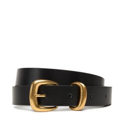 Pasek Damski Calvin Klein. Czarne paski Calvin Klein, bez wzorów. Za 219.99 zł.