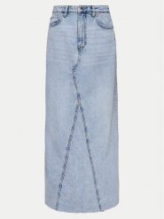 Gina Tricot Spódnica jeansowa 21426 Niebieski Regular Fit. Niebieskie spódnice Gina Tricot, bez wzorów, z bawełny. Za 119.99 zł.