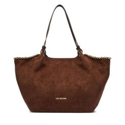 Torebka LOVE MOSCHINO. Brązowe shopper Love Moschino, bez wzorów, bez dodatków. Za 1,029.00 zł.