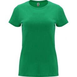 Damska Koszulka Z Krótkim Rękawem Capri. Zielone bluzki ROLY, xl, bez wzorów, sportowe, bez kołnierzyka, bez ramiączek. Za 31.99 zł.