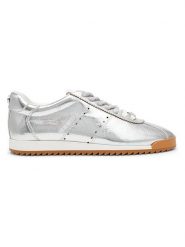Steve Madden Sneakersy w kolorze srebrnym rozmiar: 38. Szare trampki Steve Madden, bez wzorów, bez zapięcia. Za 223.99 zł.
