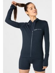 Super.natural Bluza "Grava" w kolorze granatowym rozmiar: M. Niebieskie bluzy super.natural, m, bez wzorów, bez kaptura. Za 282.99 zł.