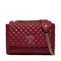 Torebka Guess. Czerwone torebki klasyczne Guess, z aplikacjami, bez dodatków. Za 339.99 zł.