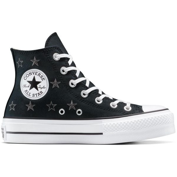 Buty sportowe Converse Chuck Taylor All Star Lift. Czarne obuwie sportowe Converse, bez zapięcia. Za 490.00 zł.