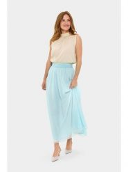 SAINT TROPEZ Spódnica w kolorze błękitnym rozmiar: XL. Niebieskie spódnice Saint Tropez, xl, bez wzorów, maxi. Za 114.95 zł.