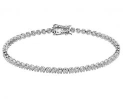 Bransoletka z białego złota z brylantami - 19 cm - 2,07 ct - próba 750. Białe bransoletki Apart, z brylantem, złote. Za 24,590.00 zł.