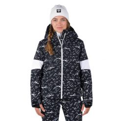 Kurtka narciarska damska Rossignol Wispile Puffy Pr. Czarne kurtki narciarskie Rossignol, l, bez wzorów, bez kaptura, narciarskie. Za 1,139.00 zł.