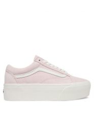 Vans Tenisówki Old Skool Platform VN0009PZGSF1 Różowy jasny. Czerwone trampki Vans, bez wzorów, ze skóry, bez zapięcia. Za 449.99 zł.