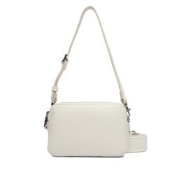 Torebka Calvin Klein. Białe torebki klasyczne Calvin Klein, bez wzorów, bez dodatków. Za 409.99 zł.