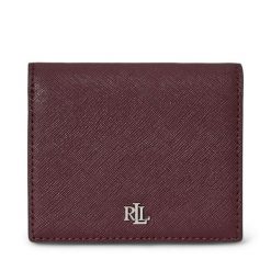 Portfel damski LAUREN RALPH LAUREN. Czerwone portfele Lauren Ralph Lauren, bez wzorów. Za 419.99 zł.