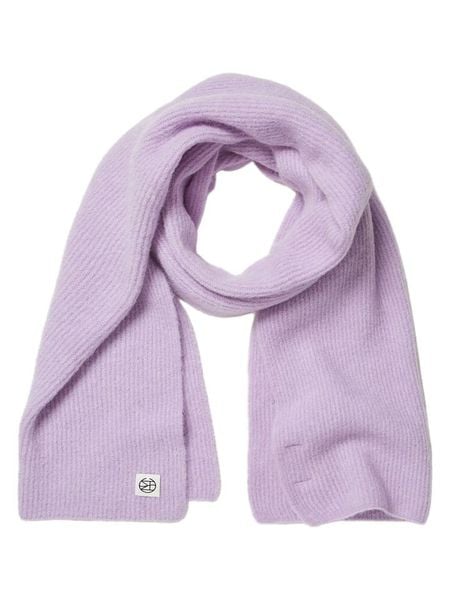 MOSS COPENHAGEN Szal "Hope" w kolorze lawendowym rozmiar: onesize. Różowe szaliki Moss Copenhagen, bez wzorów, z materiału. Za 154.95 zł.