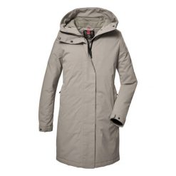Parka damska z kapturem Killtec GW 73. Białe parki Killtec, na zimę, sportowe, z kapturem. Za 770.00 zł.