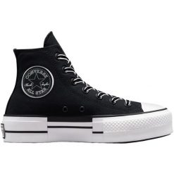 Trampki Converse Chuck Taylor All Star Lift, Kobiety. Czarne trampki Converse, bez wzorów, bez zapięcia. W wyprzedaży za 418.25 zł.