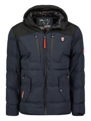 Canadian Peak Parka w kolorze granatowo-czarnym rozmiar: M. Niebieskie parki Canadian Peak, m, bez kaptura. Za 180.49 zł.