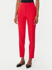 HUGO Spodnie materiałowe Hagonia-1 50539991 Czerwony Slim Fit. Czerwone spodnie materiałowe Hugo, bez wzorów, z materiału. Za 329.99 zł.