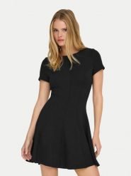 ONLY Sukienka codzienna Kenya 15370506 Czarny Regular Fit. Czarne sukienki Only, na co dzień, m, bez wzorów, z wiskozy, bez kołnierzyka, bez ramiączek, proste. Za 189.99 zł.